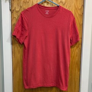 J.Crew Washed T-Shirt Men’s Small Red Crewneck Basic Tee Casual